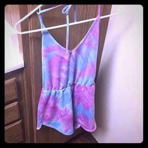 Tie dye romper